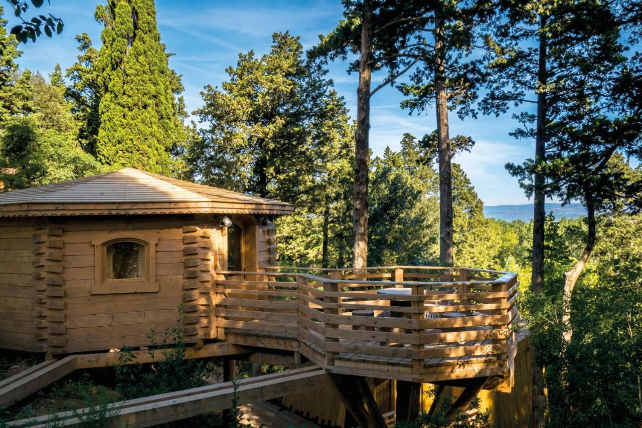 Les Cabanes Dans Les Bois Logis Hotel Villedubert Exterior photo